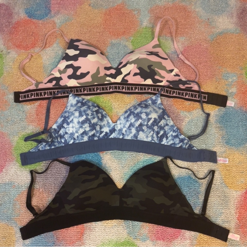 Victoria’s Secret PINK 32D Wireless Bra Lot Bundle